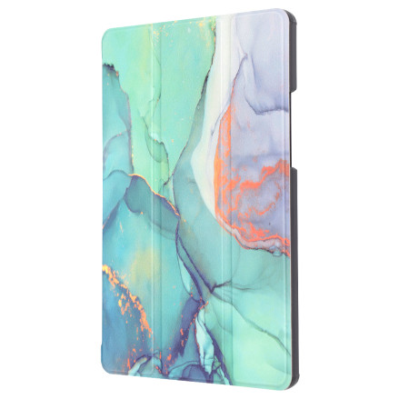 Husa tableta compatibila Lenovo Tab M9 9.0, FoldPro cu Microfibra, Auto Sleep/Wake, Green Time