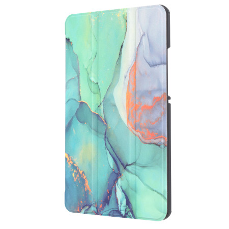 Husa tableta compatibila Samsung Galaxy Tab A9, FoldPro cu Microfibra, Auto Sleep/Wake, Green Time