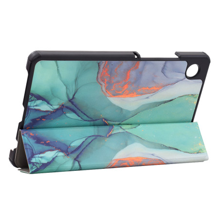 Husa tableta compatibila Samsung Galaxy Tab A9, FoldPro cu Microfibra, Auto Sleep/Wake, Green Time