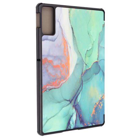 Husa tableta compatibila Xiaomi Redmi Pad SE FoldPro cu Microfibra, Auto Sleep/Wake, Green Time