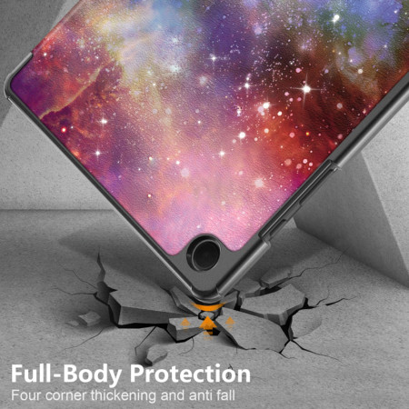 Husa tableta compatibila Samsung Galaxy Tab A9 Plus, FoldPro cu Microfibra, Auto Sleep/Wake, Galaxy