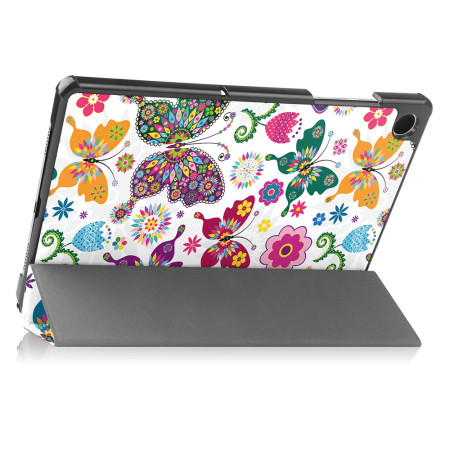 Husa tableta compatibila Samsung Galaxy Tab A9 Plus, FoldPro cu Microfibra, Auto Sleep/Wake, Butterfly