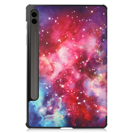Husa tableta compatibila Samsung Galaxy Tab S9 Plus / S9 FE Plus, FoldPro cu Microfibra, Auto Sleep/Wake, Galaxy