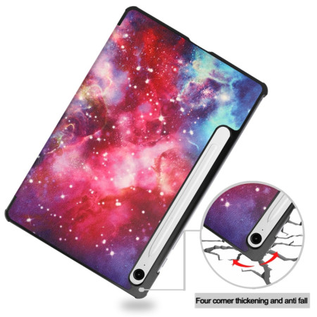 Husa tableta compatibila Samsung Galaxy Tab S9 / S9 FE, FoldPro cu Microfibra, Auto Sleep/Wake, Galaxy