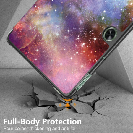 Husa tableta compatibila OnePlus Pad Go, FoldPro cu Microfibra, Auto Sleep/Wake, Galaxy