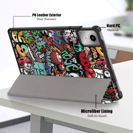 Husa tableta compatibila Lenovo Tab M11, FoldPro cu Microfibra, Auto Sleep/Wake, Urban Vibe