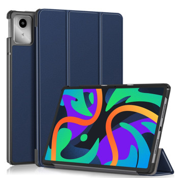 Husa tableta compatibila Lenovo Tab M11, FoldPro cu Microfibra, Auto Sleep/Wake, Blue