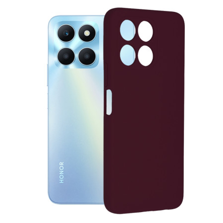 Husa de telefon compatibila Honor X6a, Antiamprenta, Interior Microfibra, Camera Extra Pro, Plum Violet