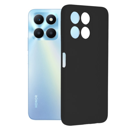 Husa de telefon compatibila Honor X6a, Antiamprenta, Interior Microfibra, Camera Extra Pro, Black