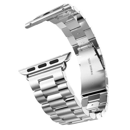Curea pentru Apple Watch 1/2/3/4/5/6/7/8/9/SE/SE 2; 38/40/41mm, Silver