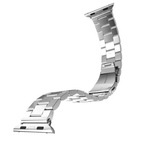 Curea pentru Apple Watch 1/2/3/4/5/6/7/8/9/SE/SE 2; 38/40/41mm, Silver
