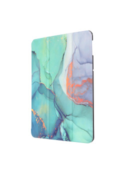 Husa tableta compatibila OnePlus Pad Go, FoldPro cu Microfibra, Auto Sleep/Wake, Green Time