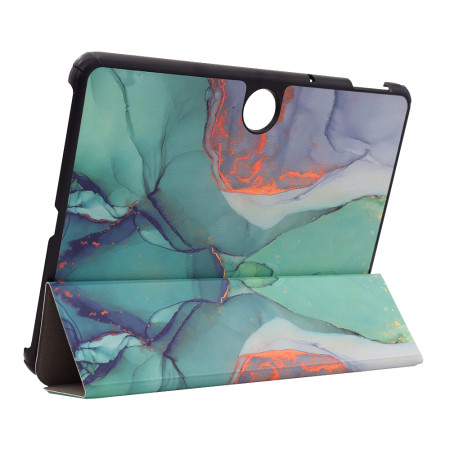 Husa tableta compatibila OnePlus Pad Go, FoldPro cu Microfibra, Auto Sleep/Wake, Green Time