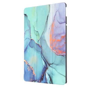 Husa tableta compatibila Lenovo Tab M11, FoldPro cu Microfibra, Auto Sleep/Wake, Green Time