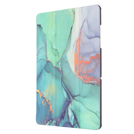 Husa tableta compatibila Samsung Galaxy Tab A9 Plus, FoldPro cu Microfibra, Auto Sleep/Wake, Green Time