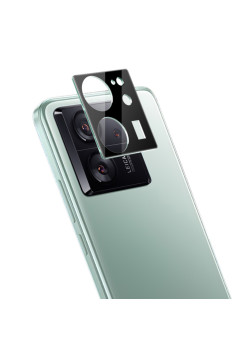 Folie Camera compatibila Xiaomi 13T / 13T Pro, 9H Anti Explozie Securizata, Negru