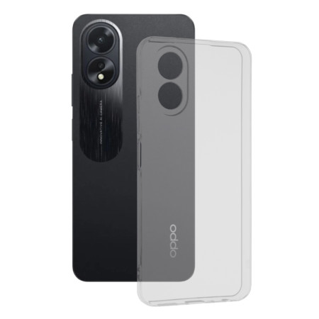 Husa Silicon compatibila Oppo A38, Pastreaza Originalitatea, Transparent 