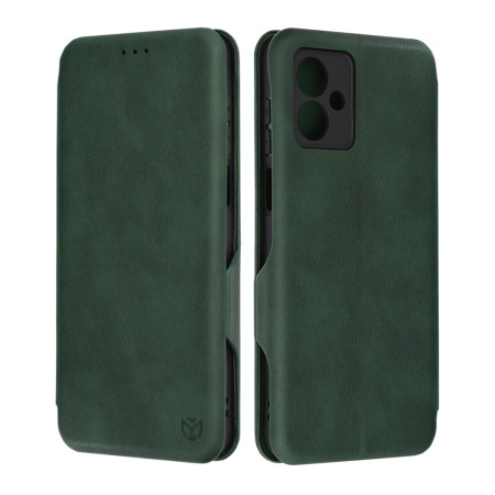 Husa tip carte pentru Motorola Moto G14, Techsuit, Inchidere Magnetica, Green