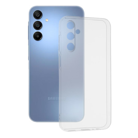 Husa Silicon compatibila Samsung Galaxy A15, Pastreaza Originalitatea, Transparent 
