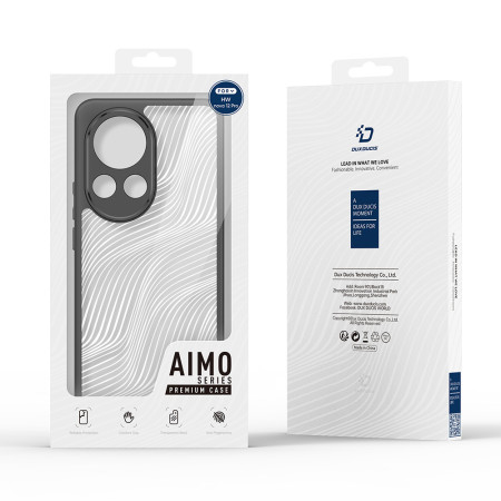 Husa pentru Huawei nova 12 Pro, Dux Ducis Aimo Series, Black