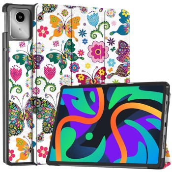 Husa tableta compatibila Lenovo Tab M11, FoldPro cu Microfibra, Auto Sleep/Wake, Butterfly