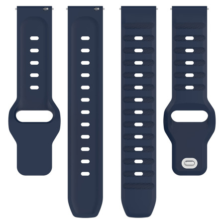 Curea pentru Samsung Galaxy Watch 4/5/Active 2, Huawei Watch GT 3 (42mm)/GT 3 Pro (43mm), Blue