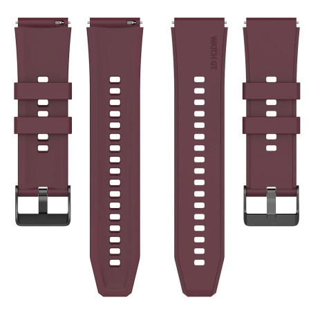 Curea pentru Samsung Galaxy Watch 4 40mm, Watchband 20mm, Burgundy