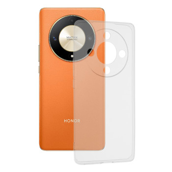 Husa Silicon compatibila Honor Magic6 Lite, Pastreaza Originalitatea, Transparent 