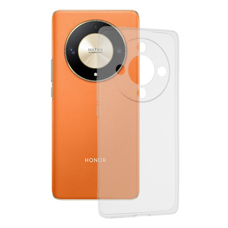Husa Silicon compatibila Honor Magic6 Lite, Pastreaza Originalitatea, Transparent 