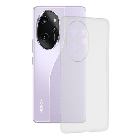 Husa Silicon compatibila Honor 100 Pro Pastreaza Originalitatea, Transparent 