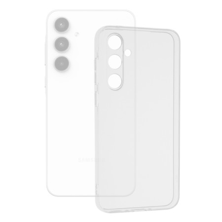 Husa Silicon compatibila Samsung Galaxy A35 5G, Pastreaza Originalitatea, Transparent 