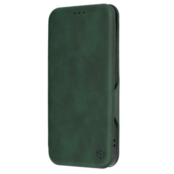 Husa tip carte pentru Samsung Galaxy S24 Plus, Techsuit, Inchidere Magnetica, Green