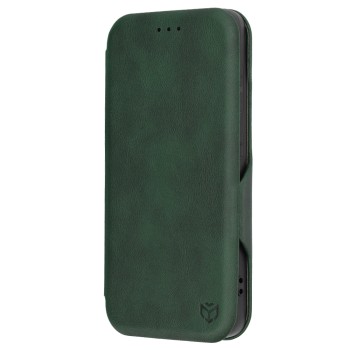 Husa tip carte pentru Samsung Galaxy S24, Techsuit, Inchidere Magnetica, Green