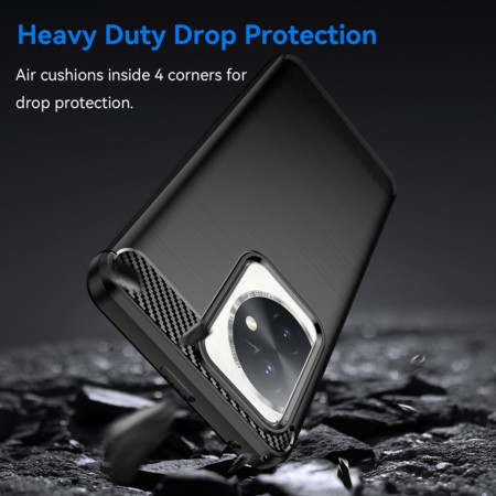 Husa Carbon compatibila Honor 100, Tech Protect AntiSoc, Negru