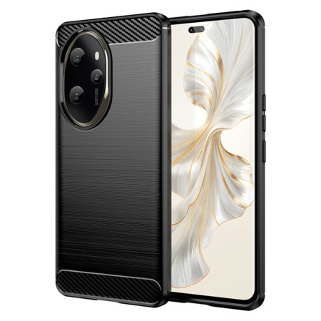 Husa Carbon compatibila Honor 100 Pro, Tech Protect AntiSoc, Negru