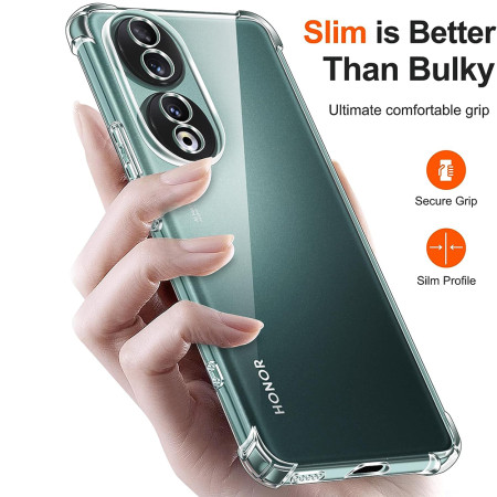 Husa Antisoc compatibila Honor 90, PRO AirBag, Clear