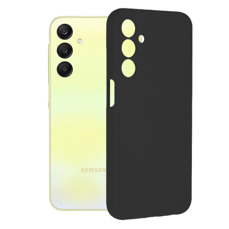 Husa de telefon compatibila Samsung Galaxy A25 5G, Antiamprenta, Interior Microfibra, Camera Extra Pro, Black