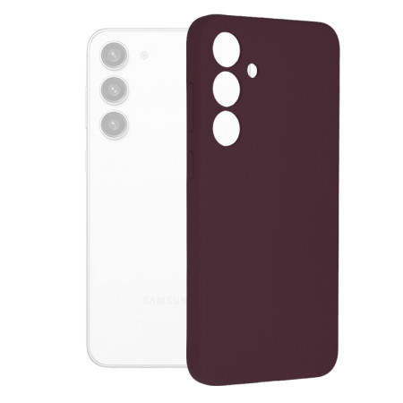 Husa de telefon compatibila Samsung Galaxy S24 Plus, Antiamprenta, Interior Microfibra, Camera Extra Pro, Plum Violet