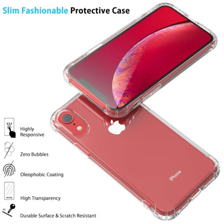 Husa Antisoc compatibila Apple iPhone XR, PRO AirBag, Clear