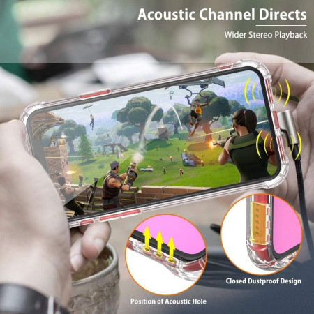 Husa Antisoc compatibila Apple iPhone XR, PRO AirBag, Clear