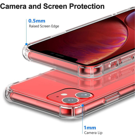 Husa Antisoc compatibila Apple iPhone 12, PRO AirBag, Clear