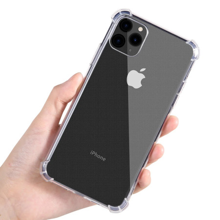 Husa Antisoc compatibila Apple iPhone 12 Pro, PRO AirBag, Clear