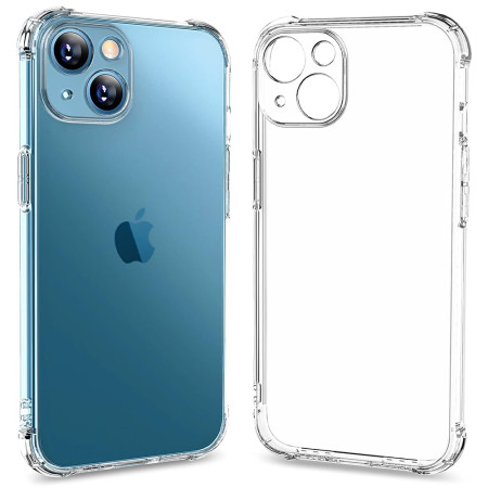 Husa Antisoc compatibila Apple iPhone 15 Plus, PRO AirBag, Clear