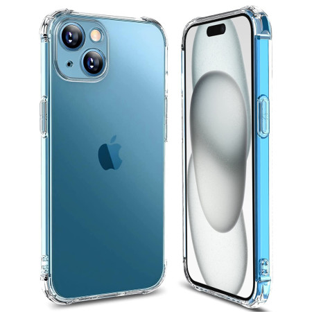 Husa Antisoc compatibila Apple iPhone 15, PRO AirBag, Clear