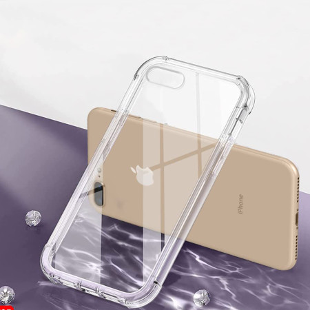 Husa Antisoc compatibila Apple iPhone 7 Plus / 8 Plus, PRO AirBag, Clear