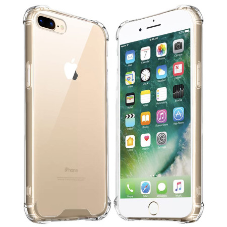Husa Antisoc compatibila Apple iPhone 7 Plus / 8 Plus, PRO AirBag, Clear