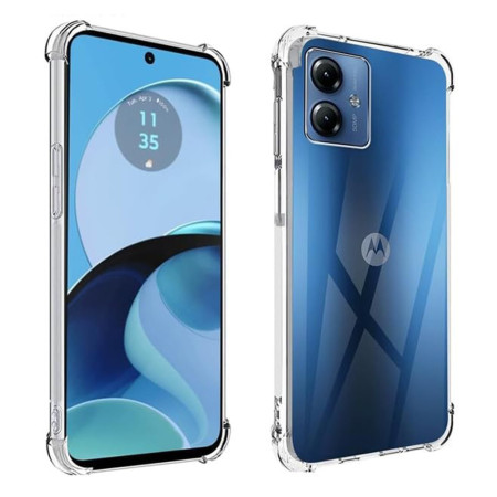 Husa Antisoc compatibila Motorola Moto G54, PRO AirBag, Clear