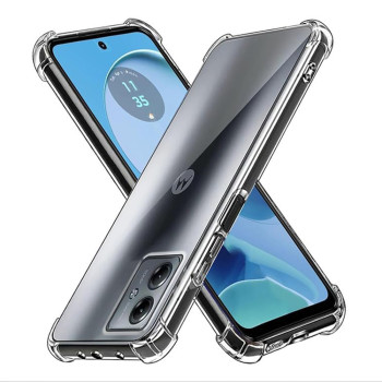 Husa Antisoc compatibila Motorola Moto G14, PRO AirBag, Clear