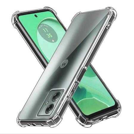 Husa Antisoc compatibila Motorola Moto G54, PRO AirBag, Clear