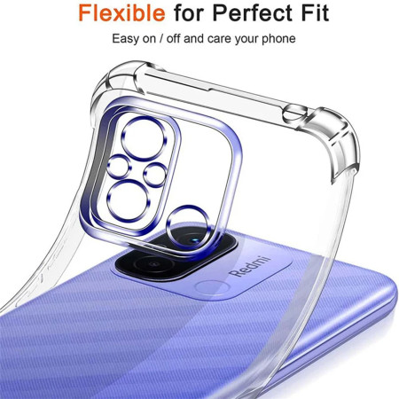 Husa Antisoc compatibila Motorola Moto E13, PRO AirBag, Clear